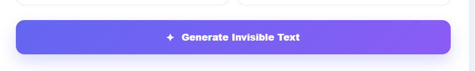 Generate Invisible Text