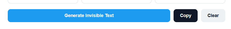 Generate Invisible Text